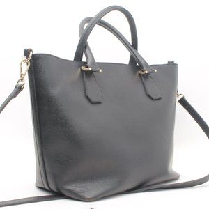 Borse In Pelle Black Genuine Leather Purse Tote Bag Crossbody Shoulder